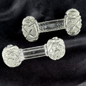 Vintage Cut Glass Knife Rests