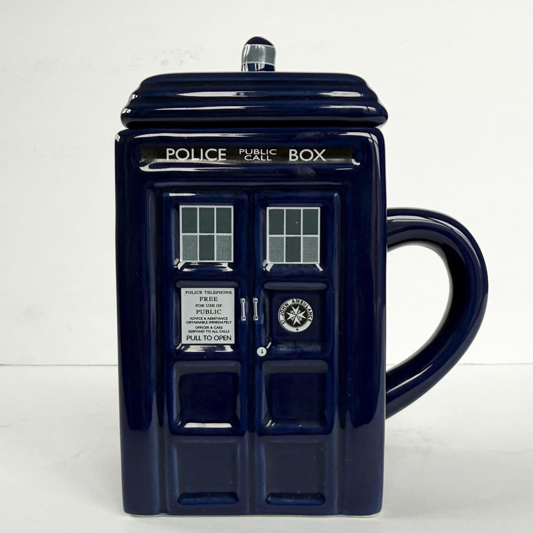 Doctor Who Tardis Police Pubic Call Box Mug & Lid - Etsy