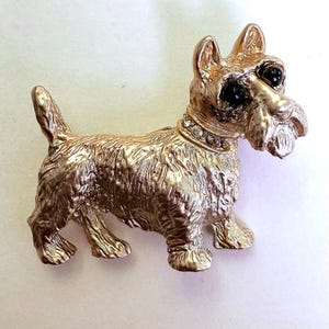 Terrier Brooch Pin