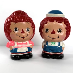 Raggedy Ann and Andy Banks - Etsy