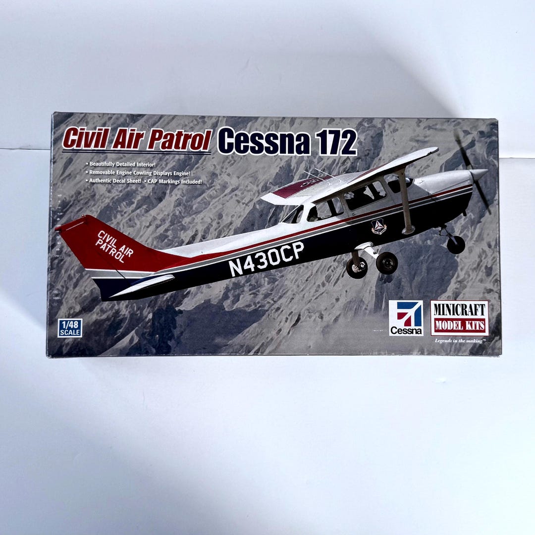 Cessna 172 Civil Air Patrol Model Kit - Etsy