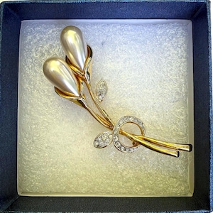 Vintage Calla Lily Brooch, Pin