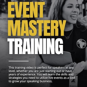 Public Speaking Guide: Event Mastery Training Video