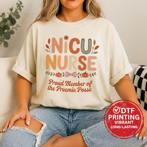 NICU Nurse Appreciation Shirt: Ring-Spun Cotton, Neonatal Gift