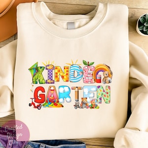 Preppy Back to School PNG Bundle: T-Shirt Design (Digital Download)