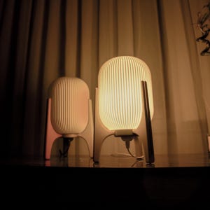Mid-Century Rocket Lamp – Sora Rocket Lamp Table Light for Modern Cozy Interiors