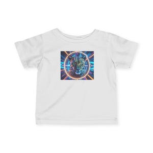Vibrant leopard Infant Tee with Fun Design, Cute Baby Shirt, Kids Graphic Tee
