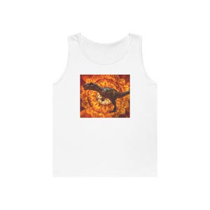 Dinosaur Adventure Tank Top, Unisex Cotton Tank, Gift for Dino Lovers