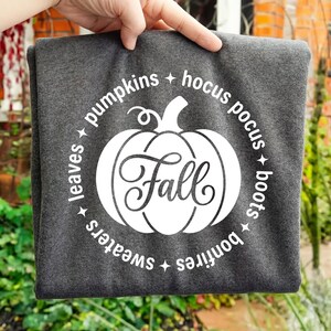 Cozy Fall PNG Hocus Pocus Season Pumpkins Leaves Sweaters Autumn Vibes PNG Bonfires Boots Design Digital Download Sublimation