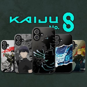Kaiju Premium Anime Phone Case, All iPhones and Samsung Compatible, Premium Style Cases, Tough Hard Cases Cartoon Style Anime Cover