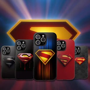 Superhero Phone Case, Tough Gamer Phone Cases, All iPhones and Samsung Compatible, Durable Protective Case, Superhero accessories for fans