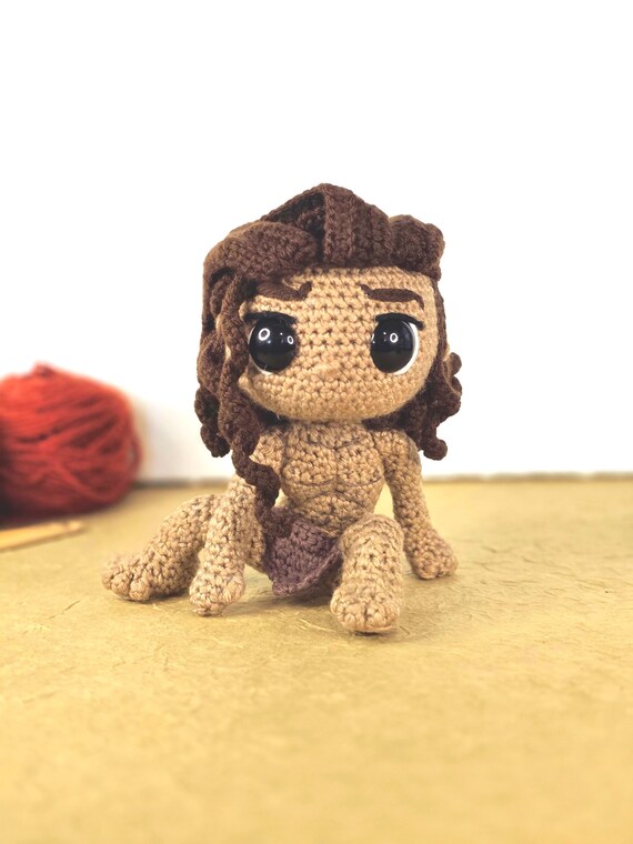Tarzan Amigurumi Crochet Pattern | PDF Plushie Doll Tutorial | Fairy Tale Prince  | Digital Download - English