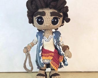 King David, David and Goliath Story figure, Crochet Pattern: Amigurumi instructions (PDF Download)