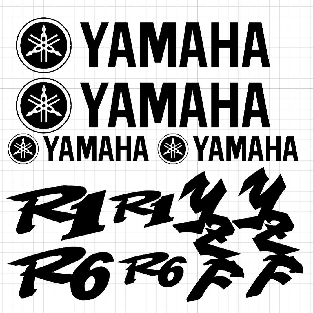 Yamaha R1 / R6 Decals Stickers - Etsy