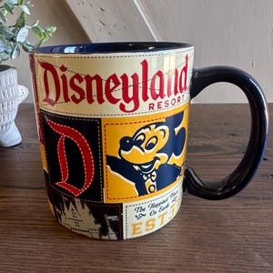 Disneyland Resort Mickey Mouse Coffee Mug | Disney Parks Souvenir | Vintage Style Disney Mug bild 1