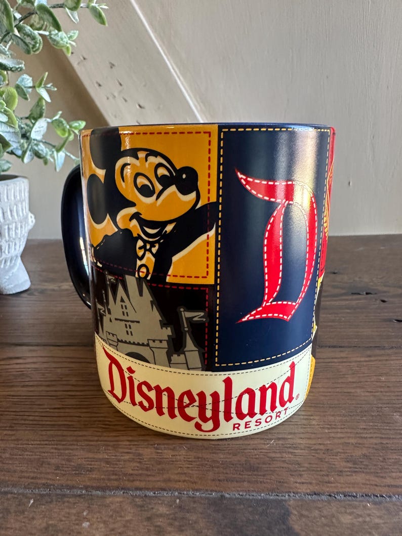 Disneyland Resort Mickey Mouse Coffee Mug | Disney Parks Souvenir | Vintage Style Disney Mug bild 3
