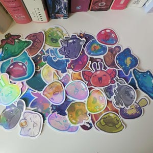 Unofficial Fandrawn Slime Rancher Slimes / Holographic Stickers