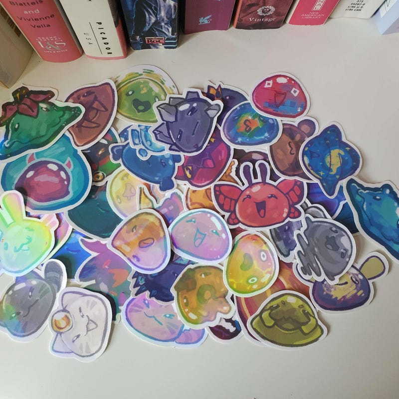 Slime Stickers - Etsy