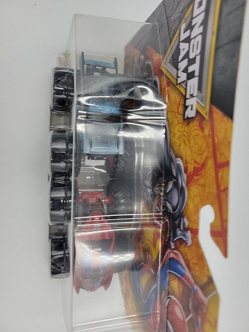 Monster Jam Marvel Venom Versus The Spider-Man Monster Truck 2 Pack Series 4 New 画像 4