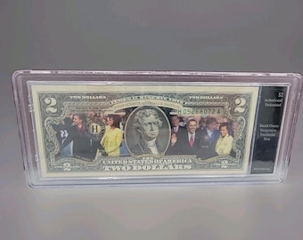 Barack Obama 2 Dollar First  Inauguration Note Bradford Exchange