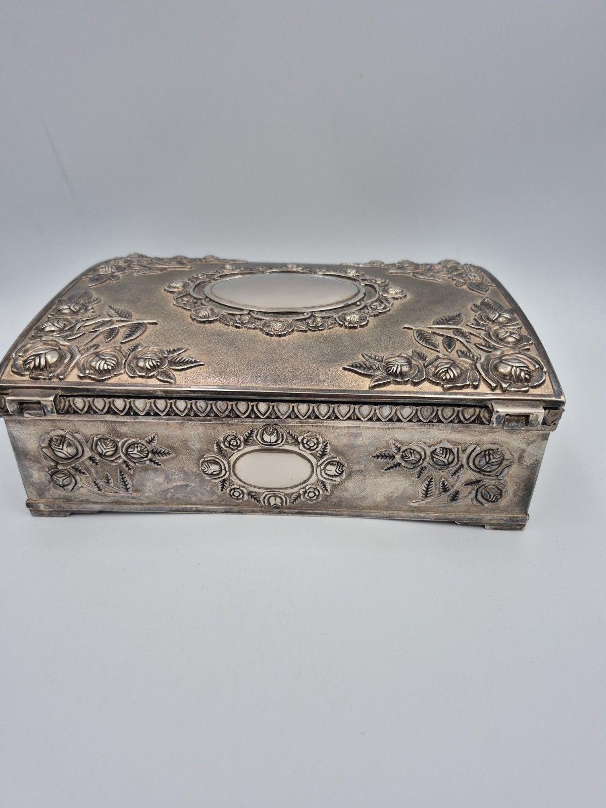 Godinger Rectangular Silver Jewelry Box - Etsy