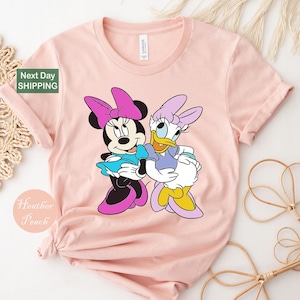 Retro Minnie and Daisy Face, Best Friends Minnie and Daisy Shirt, Disney Tie Dye Shirts