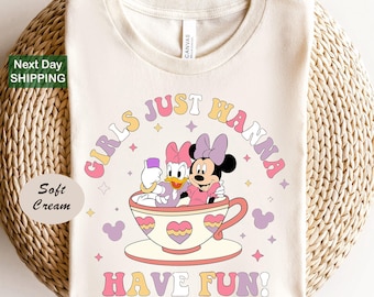 Disney Minnie Daisy Summer Shirt, Girls Just Wanna Have Sun, Disney Besties Shirt, Disneyworld Shirt, Disney Summer Shirt