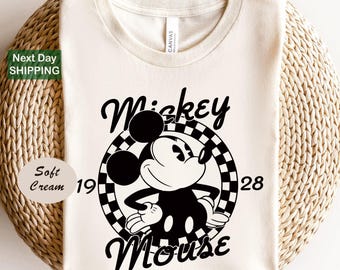 Retro Mickey Mouse Shirt, Vintage Mickey Shirt, Disney Vacation Shirt, Disneyland Mickey Shirt, Magic Kingdom Shirt, Classic Mickey Tee