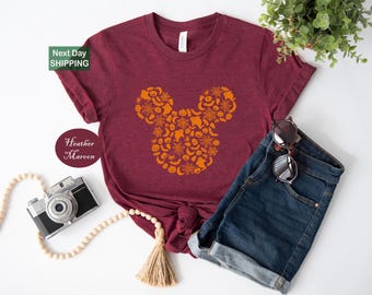 Disney Fall Shirts, Thanksgiving Mickey Ear Shirt, Mickey Fall Vibes Shirt, Disney Thanksgiving Shirt, Disney Halloween Shirt, Disney Family