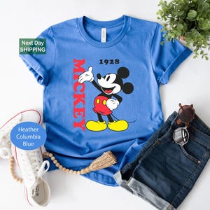 Retro mickey mouse shirt, vintage mickey shirt, disney vacation shirt, disneyland mickey shirt, magic kingdom shirt, classic mickey tee image 2