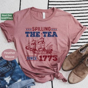 Spilling The Tea Since 1773 Shirt, History Teacher Gift, Funny History Teacher T-shirt, History Lover Gift, American History Shirt