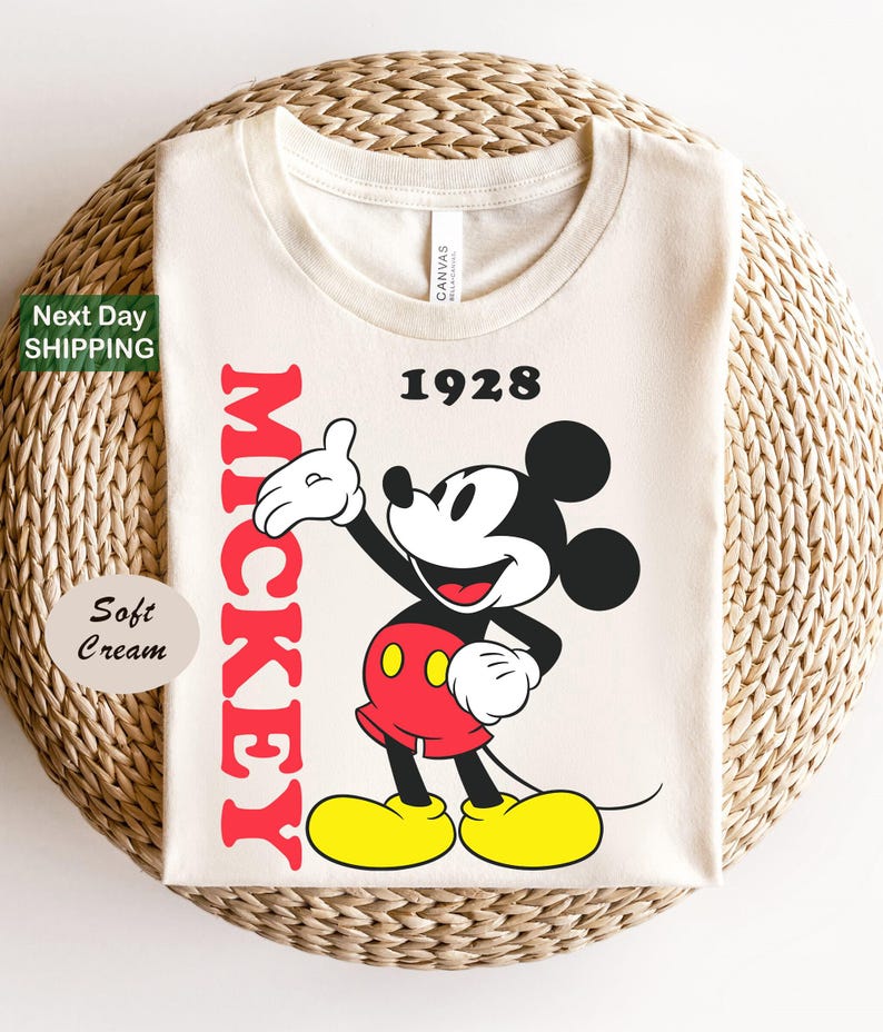 Retro mickey mouse shirt, vintage mickey shirt, disney vacation shirt, disneyland mickey shirt, magic kingdom shirt, classic mickey tee image 3