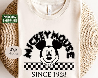 Retro Mickey Mouse Shirt Vintage Mickey Shirt Disney Vacation Shirt Disneyland Mickey Shirt Magic Kingdom Shirt Classic Mickey Tee