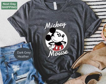 Retro mickey mouse shirt, vintage mickey shirt, disney vacation shirt, disneyland mickey shirt, magic kingdom shirt, classic mickey tee