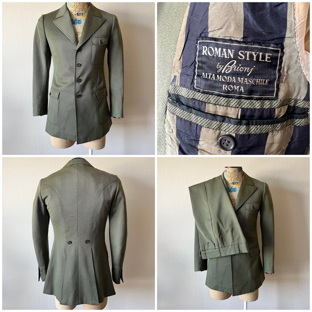 【 VINTAGE 】Brioni TAILORED JACKET WOOL Vintage 60s Brioni Suit Super Mod - Etsy
