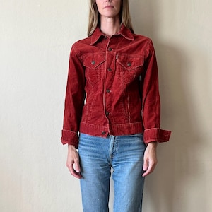 Vintage Levis Jacket Red - Etsy