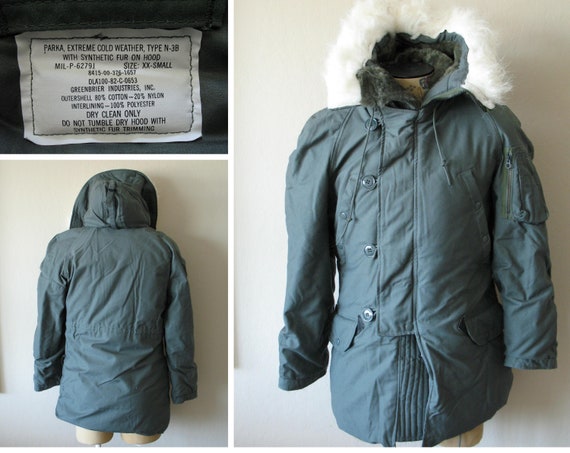 Vintage XXS N3B Snorkel Parka Mod Airforce - Etsy Vintage XXS N3B Snorkel Parka Mod Airforce - Etsy