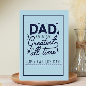 Papà, sei il migliore di sempre, stampa digitale per la festa del papà / regalo da parete stampabile per papà / download immediato