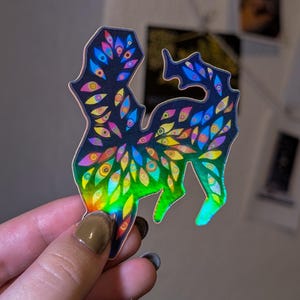 Holographic Abstractions | The Amazing Digital Circus Vinyl Sticker