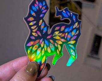Holographic Abstractions | The Amazing Digital Circus Vinyl Sticker