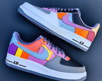 Nike Air Force 1 Custom Sneakers | Patchwork