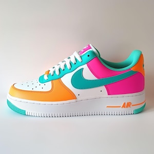 Nike Air Kraft 1 benutzerdefinierte Turnschuhe | Beach Crush I