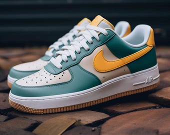 Nike Air Force 1 Custom Sneakers | Earth-Tone