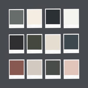 Mid Century Modern Paint Palette