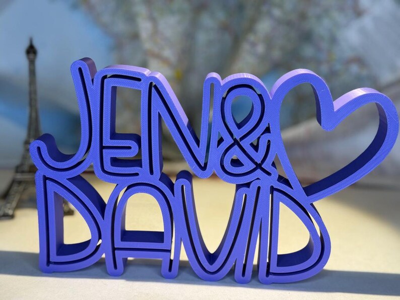 Custom 3D Printed Name Plate: Personalized Desk Sign With Icon - Etsy