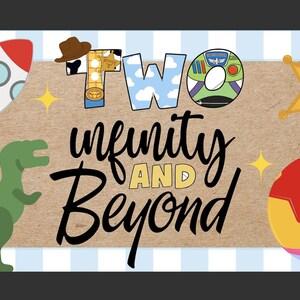 Geburtstagsbanner Two Infinity And Beyond – 180 X 109 Cm, Western-Cowboy-Design Für 2. Geburtstag, Perfekt Als Fotowand Oder Tischdeko