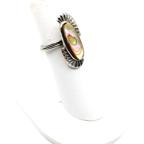 Adjustable Genuine Abalone Shell Ring - image 7