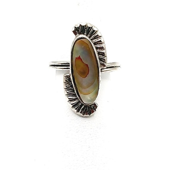 Adjustable Genuine Abalone Shell Ring - image 9
