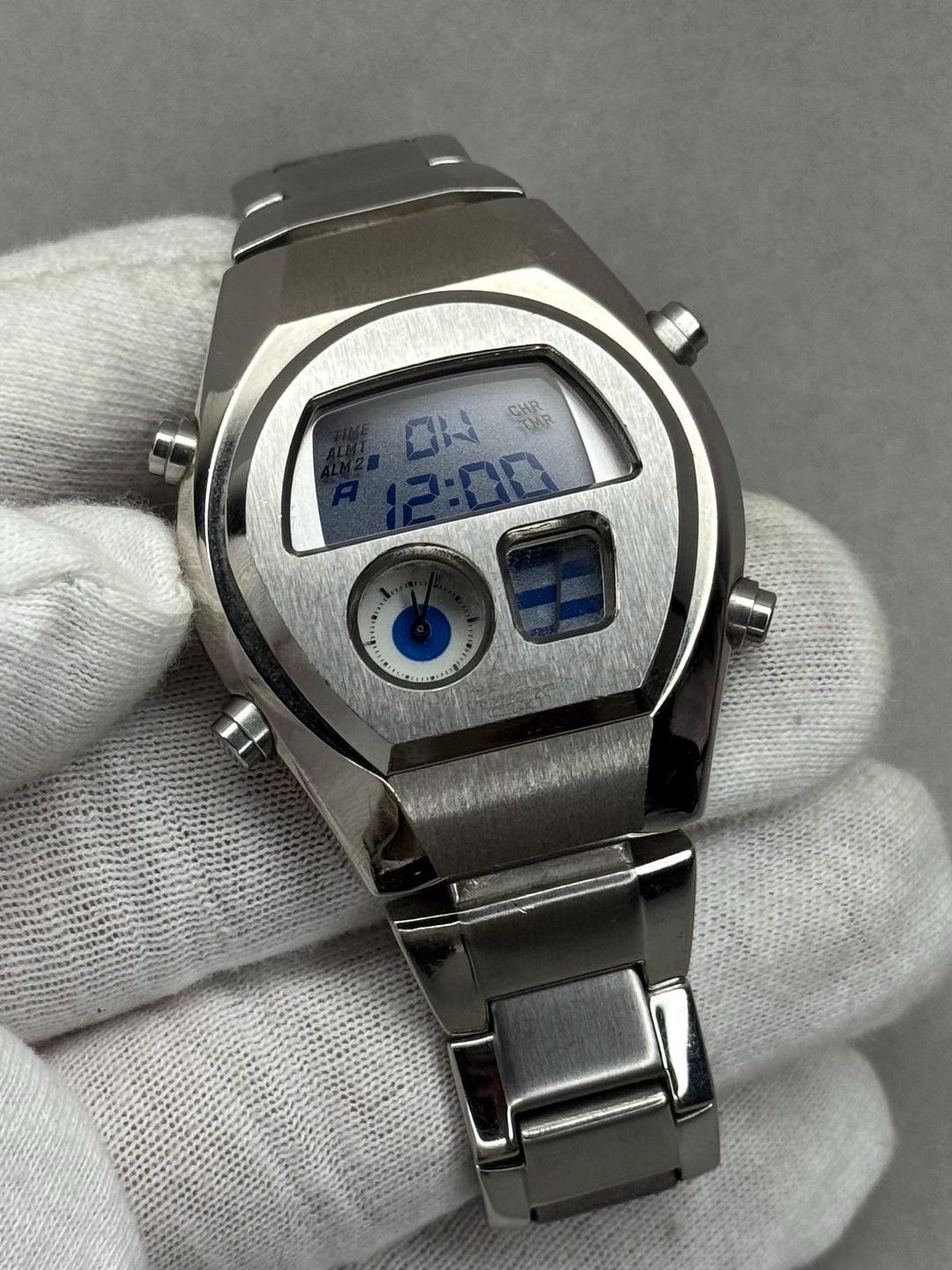 CITIZEN INDEPENDENT C351-L16673 Y アナデジ Citizen Independent C351-l16673 1481010 Ana-digi Quartz Blue