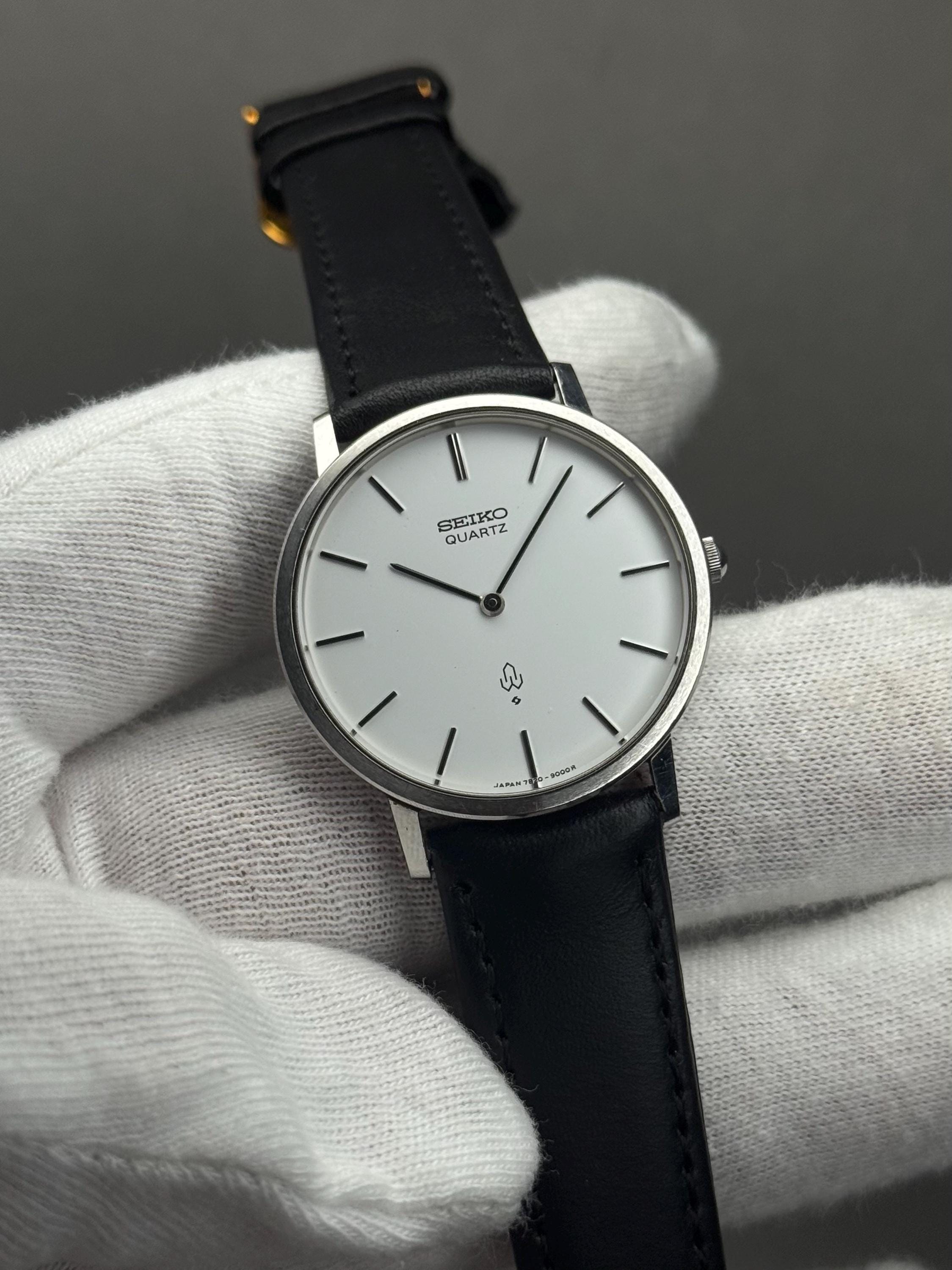 【希少/動作品】SEIKO シャリオ クォーツ 7820-5490 ホワイト Rare SEIKO Chariot 7820-9000 Quartz White Dial Formal Watch - Etsy